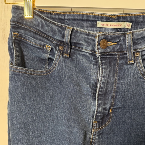Bootcut Jeans in Deep Indigo Blue - Picture 7 of 11